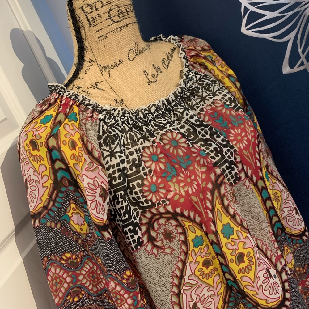 Printed Chiffon Top
